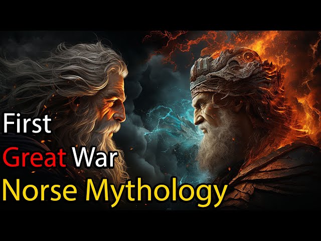 The First Great War | Aesir vs Vanir Gods | Norse Mythology Explained | ASMR Sleep Stories