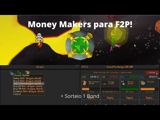 Métodos para farmar sua primeira bond no OSRS! (+ Sorteio de Bond)