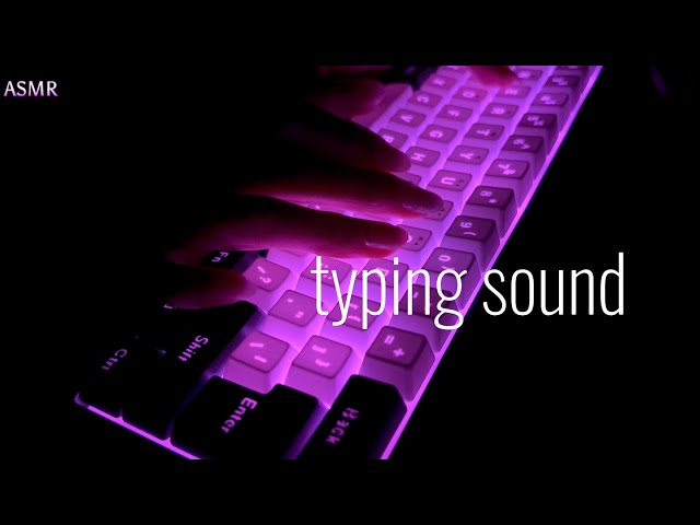 ASMR Keyboard typing🌟　キーボードタイピング音😴メンブレンの落ち着く音