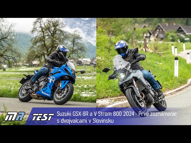 Suzuki GSX-8R a V-Strom 800 2024 - Prvé zoznámenie s dvojvalcami v Slovinsku- motoride.sk