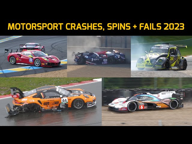 MOTORSPORT BEST OF 2023 - CRASHES, SPINS + FAILS 2023