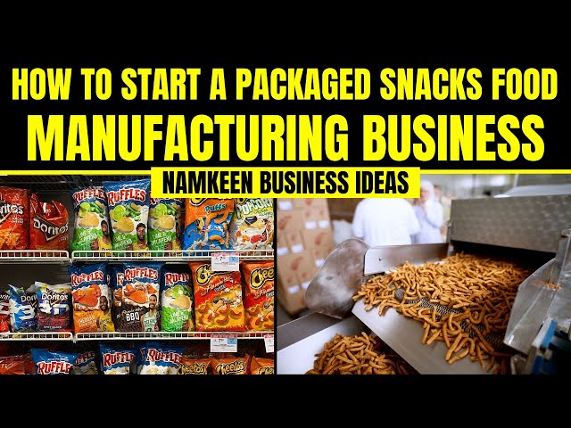 How to Start a Packaged Snacks Food Manufacturing Business || Namkeen Business Ideas