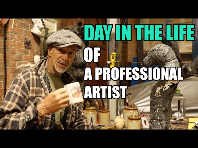 A Day in the Life of a Professional Artist