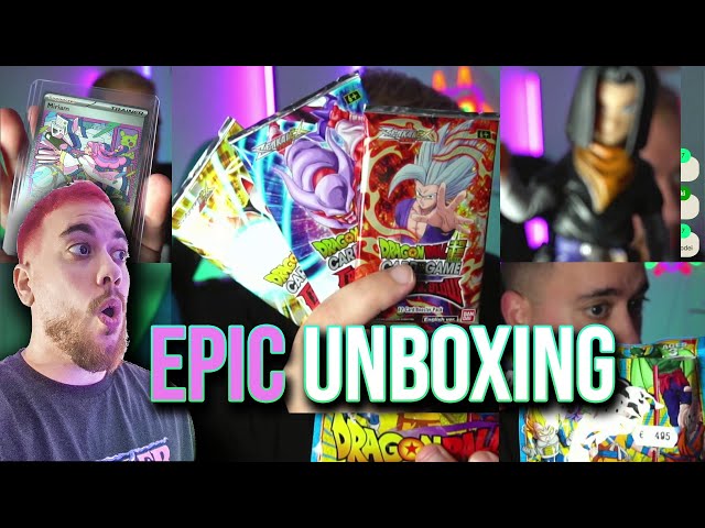 EPIC UNBOXING DE CARTAS (DRAGON BALL/POKEMON) Y MAS!!