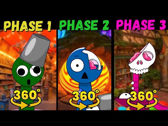 360° VR – NEW Sprunki  Incredibox All Phases!