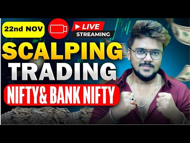 🔴Banknifty & Nifty Live Optionstrading | 22 November | Zero Hero live trade #banknifty #nifty