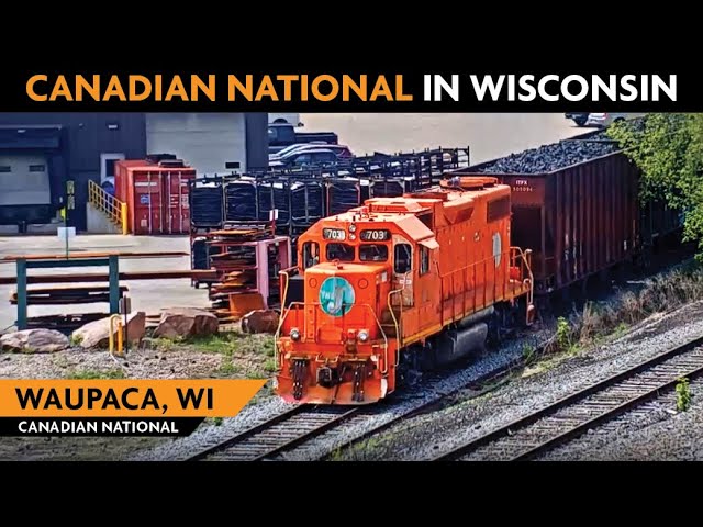 Waupaca, Wisconsin, USA | Virtual Railfan LIVE !