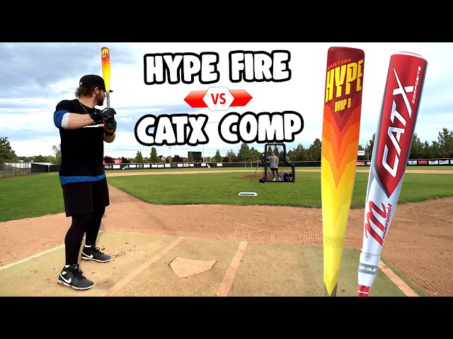 EASTON HYPE FIRE vs. MARUCCI CATX COMPOSITE | USSSA Baseball Bat Review