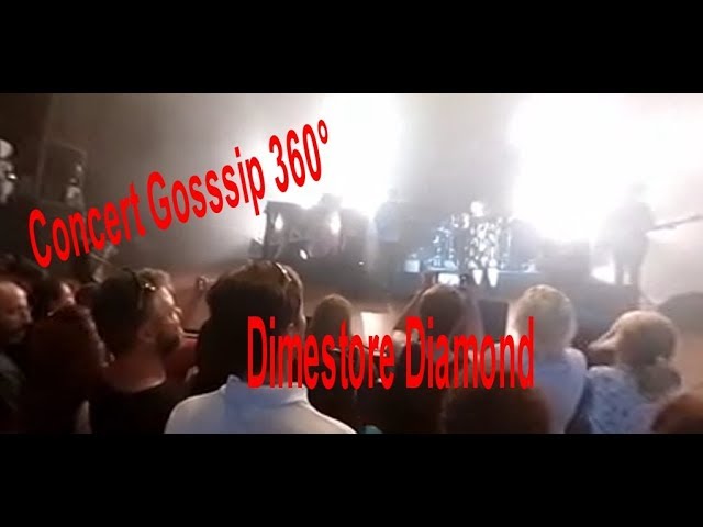 *** Dimestore Diamond  --  The GOSSIP ***  Bikini  2019 --- Beth Ditto --- Vidéo 360