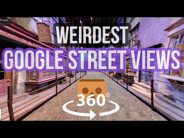 Top 10 Best and Weirdest Google Street View Photos | 360 Video