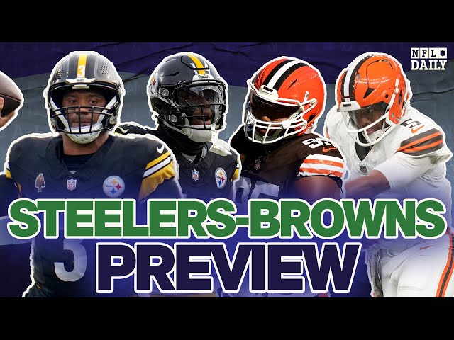 Steelers vs Browns Preview | 'NFL Daily'