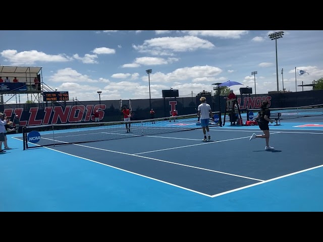 NCAA Men's D-I singles championship match point