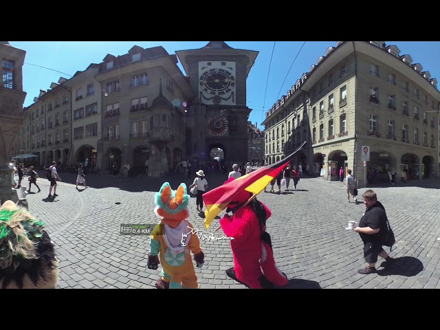 Spenden Fursuitwalk in Bern für Be-Pet ¦ POV 360° ¦ 5K ¦ Garmin Virb 360