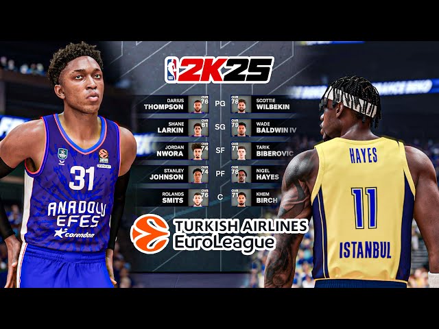 NBA 2K25 EuroLeague Yaması Nasıl Kurulur? (PS5, PC, XBOX SERIES S/X)