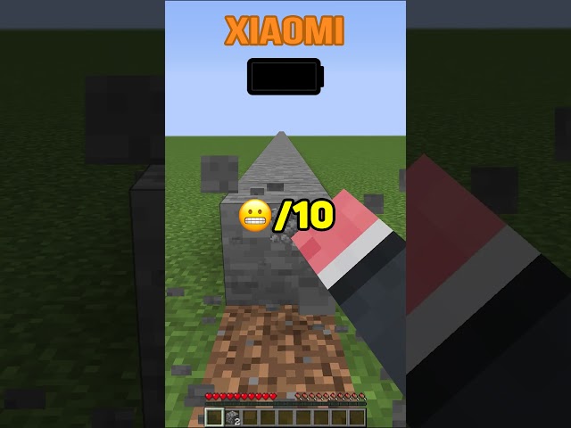 different phones in minecraft