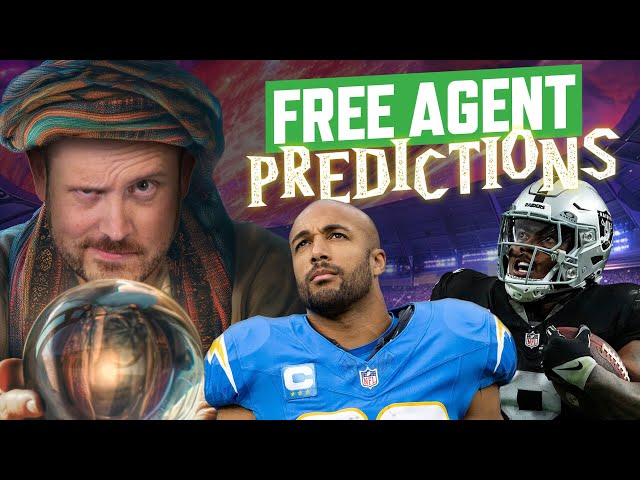 Free Agent Predictions + Combine Reactions! | Fantasy Football 2024 - Ep. 1555