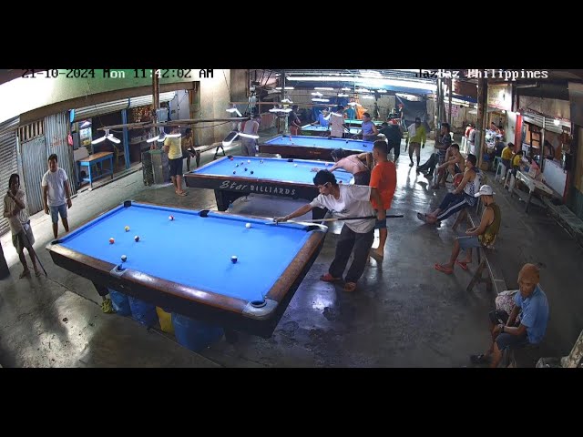 🔴 PHILIPPINES Live Billiards Hall, Bankerohan , Davao City #philippines #livestream #billiards