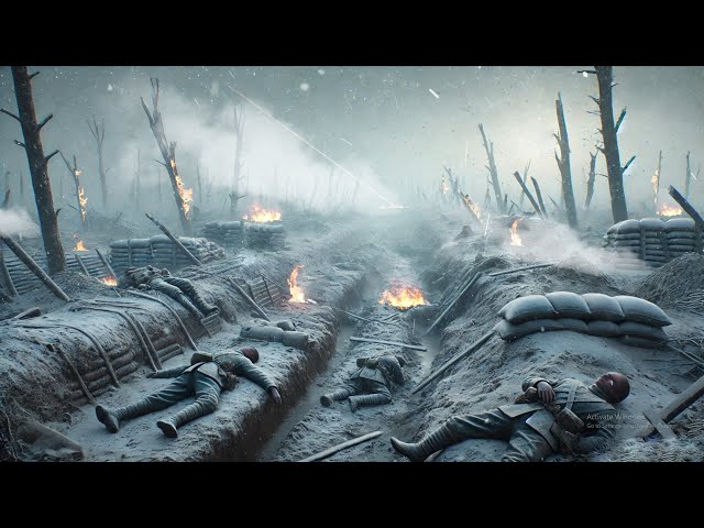 🔥🆁🅴🅻🅰🆇🔥WW2 Trench Ambience–The Battle of Stalingrad in Sound and Scene Distant Artillery Sleep Sound