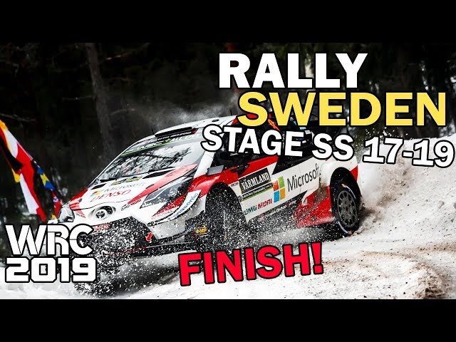 WRC Rally Sweden 2019! SS STAGE 17-19. DAY 4. Finish!