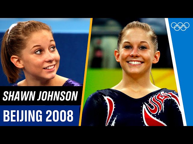 16-year-old Shawn Johnson winning 🥇 & 🥈🥈🥈 at Beijing 2008!