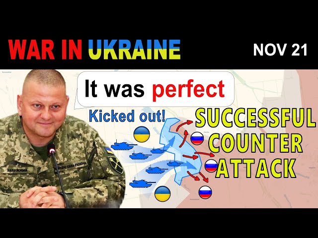 21 Nov: POINT-BLANK TANK RAID. Russian Soldiers ERADICATED. | War in Ukraine Explained