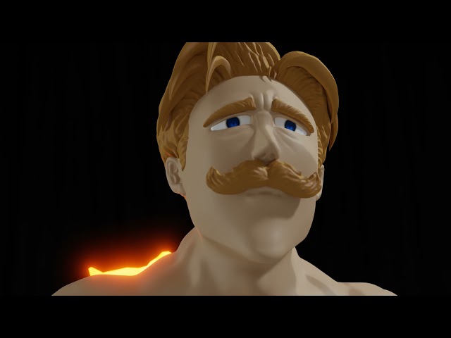 Escanor concept 3D art version 2