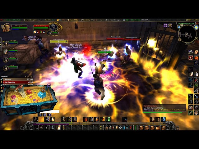 WoW Classic Shockadin Episode 12 - Assuming The Tank Role Mid Dungeon (Assuming Command)