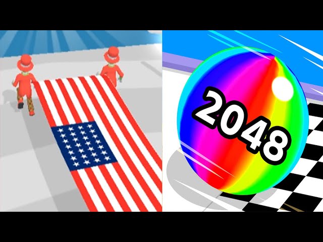 Flag Painters VS Ball Run 2048 - All Levels Gameplay Android iOS Ep 1