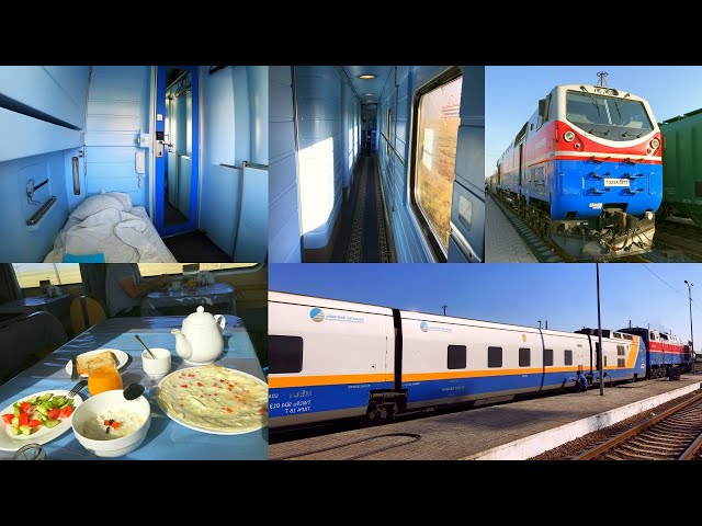 Germany to Kazakhstan by Rail - part 7: Atyrau - Shymkent by Talgo Train in Grand Class Sleeping Car