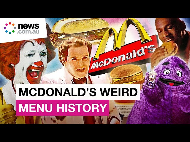 McDonald's weird menu history: Grimace Shake, McRib and beyond