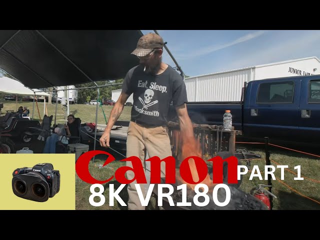 Blacksmith Part 1 at the Antique Machinery Show  Findlay Ohio 2023 Canon 8K60 VR180