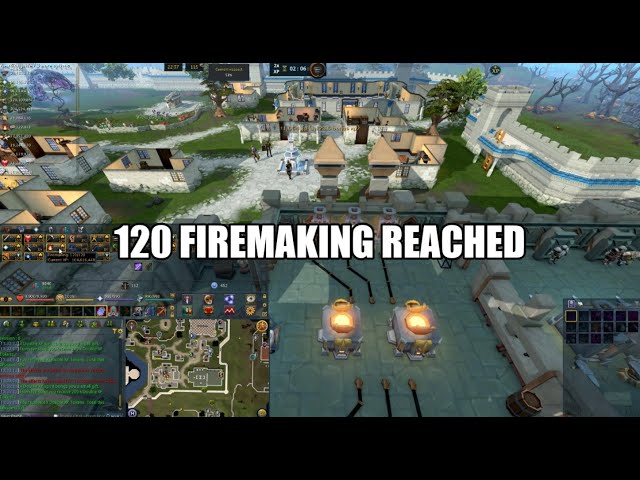 120 Firemaking reached | Runescape 3