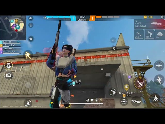 Garena free fire - CS Ranked Gameplay | free fire clash squad | Must Watch | Take And Gaming