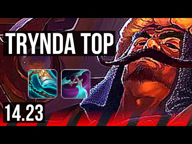 TRYNDAMERE vs TEEMO (TOP) | NA Challenger | 14.23