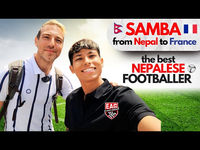 Meeting SAMBA the NEPAL🇳🇵 Football STAR in Guingamp 🇫🇷