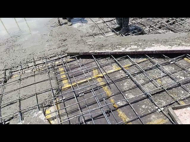 Steel fixing and concrete work