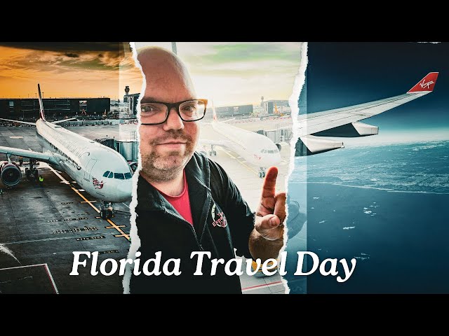 Florida Travel VLOG! Hotel DISASTER & Flying Virgin Atlantic Economy Delight to MCO | November 2024