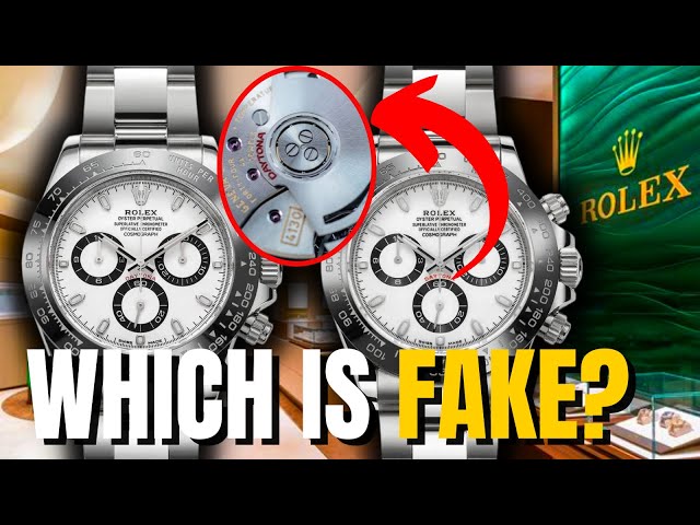 FAKE Vs REAL Rolex Daytona