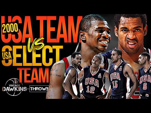 Vince Carter, Ray Allen, Jason Kidd, KG x 2000 Team USA Put On a Show vs J-Rich And US Select Team