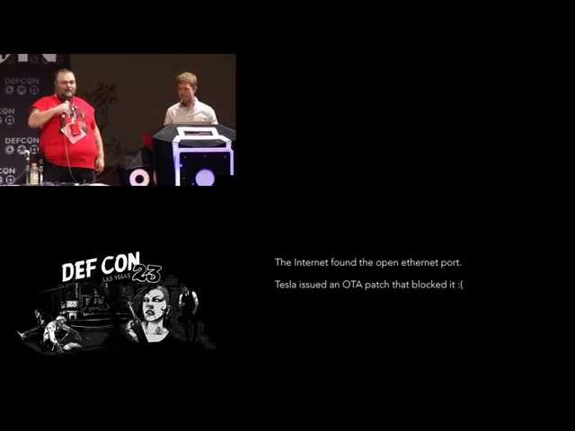 DEF CON 23 - Marc Rogers and Kevin Mahaffey - How to Hack a Tesla Model S