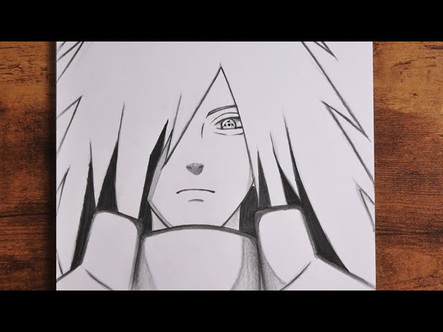 How to Draw Madara Uchiha | Anime Drawing step by step| How to Draw Anime