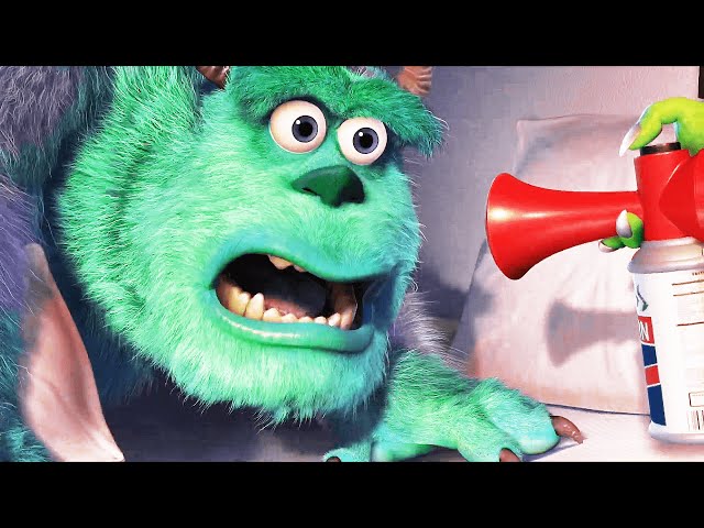 Sulley's Morning Workout Scene | MONSTERS, INC. (2001) Movie CLIP HD