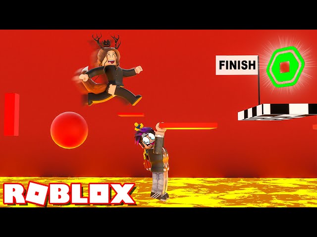 RACING MY DAUGHTER DOWN A CORRIDOR OF HELL FOR ROBUX! - ROBLOX