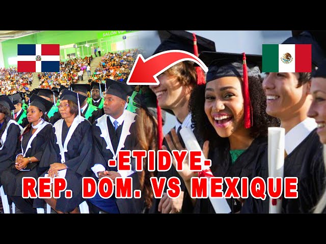 Diferans lè wap etidye SENDOMENG 🇩🇴 ak MÉXIQUE 🇲🇽