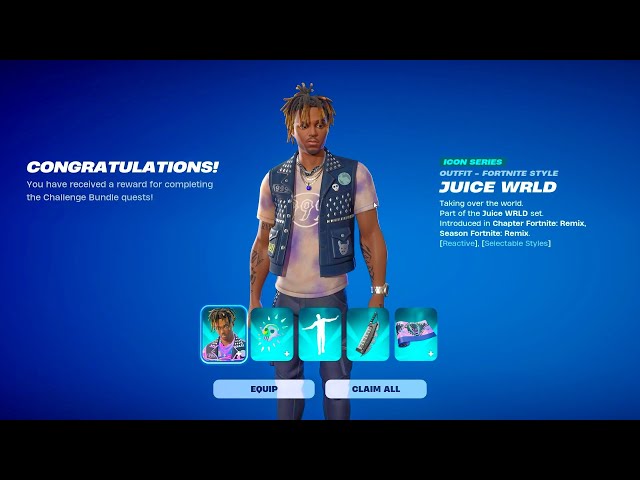 JUICE WRLD *HERE* in Fortnite UPDATE!