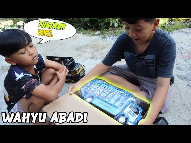 unboxing pesanan truk oleng miniatur wahyu abadi untuk adit