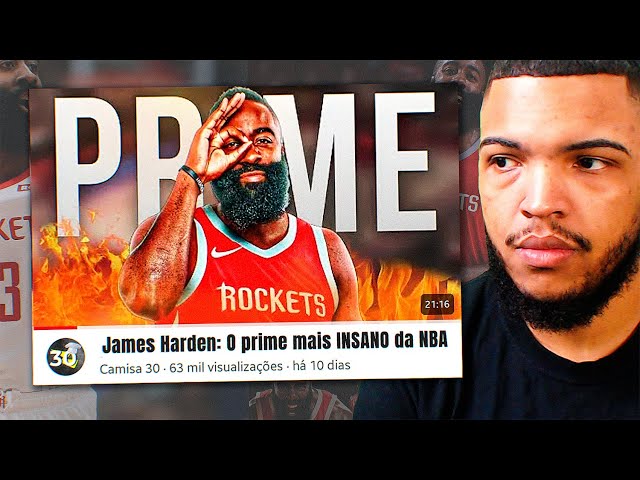 JAMES HARDEN O PRIME MAIS INSANO DA NBA! | React do Jota Jogadas