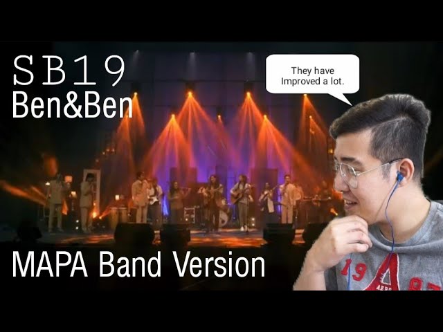 Reacting to SB19 and Ben&Ben - MAPA (Band Version) Official Video