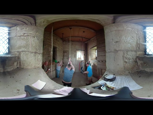 4K 360 VR - Bell Ringing Severn Stoke, Worcestershire