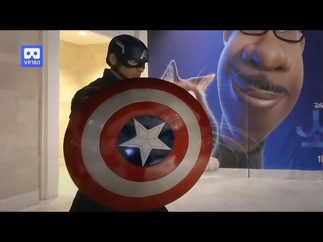 3D 180VR 4K Marvel Superhero Captain America Avengers